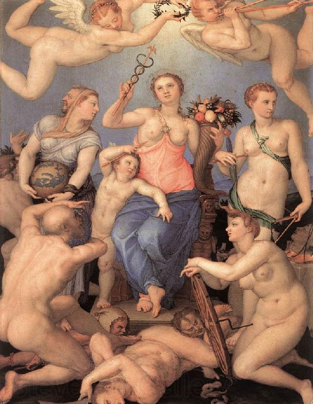 BRONZINO, Agnolo Allegory of Happiness sdf Norge oil painting art